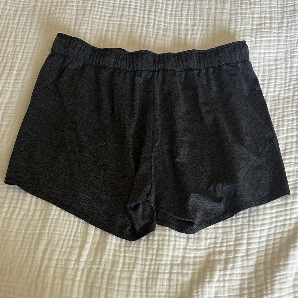 Nike Women's Charcoal Athletic Shorts - Picture 3 of 4